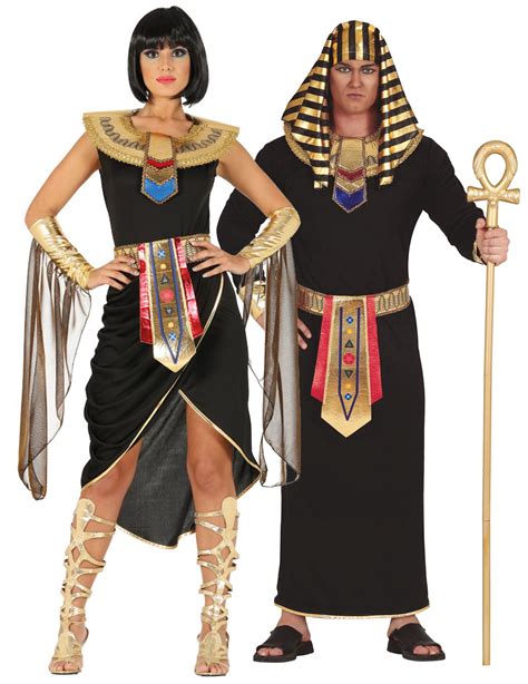costume  coppia egiziani  nero adulto costumi coppiae vestiti  carnevale  vegaoo