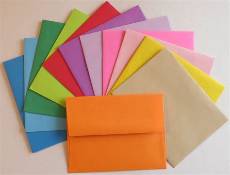 pe  pc multi color envelopes   lb