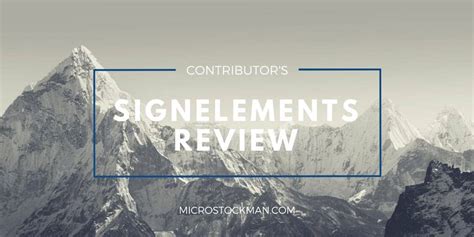 sign elements review microstock guide microstock man
