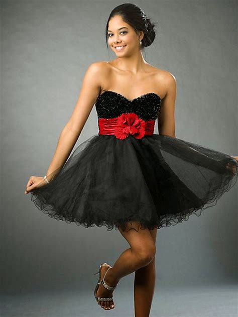 Short Black And Red Wedding Dresses Style Design Ideas