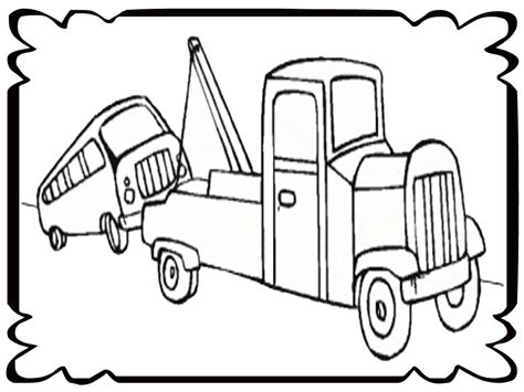 tow truck coloring pages printable coloring pages