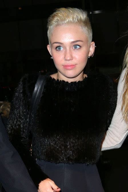 Hair News Of The Morning Miley Cyrus Cut Her Hair Even Shorter Glamour