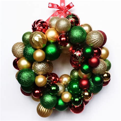 diy dollar tree ornament wreath