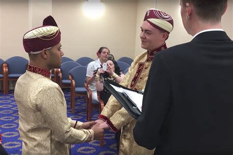 gay muslim marries the man who saved his life in uk s first same sex muslim wedding