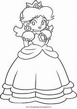Daisy Mario Coloring Princess Pages Bros Peach Colouring Printable Rosalina Print Color Brothers Drawing Super Kart Clipart Library Comments Popular sketch template