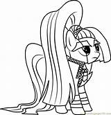 Coloring Coloratura Pony Glimmer Starlight Little Mlp Pages Countess Friendship Magic Coloringpages101 Template sketch template