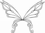 Wings Fairy Coloring Pages Wing Angel Printable Outline Colorear Drawing Alas Clipart Pattern Print Color Flora Mariposa Getcolorings Library Para sketch template