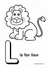 Coloring Letter Pages Alphabet Printable Kids Letters Print Color Lion Activities Preschool Worksheets Toddler Sheets Toddlers Colouring Worksheet Daily Drawing sketch template