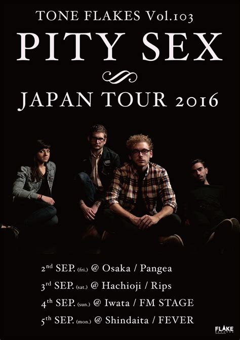 pity sex japan tour 2016 tone flakes vol 103 live house pangea ライブ