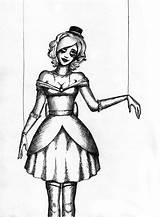 Drawing Creepy Marionette Drawings Puppet Sketches Doll Izabeth Deviantart Girl Easy Draw Strings Scary Dolls Puppets Dark Coloring Pages Gcse sketch template