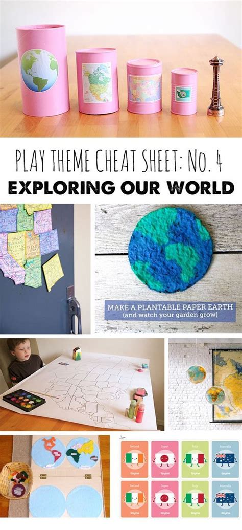 world  continents craft ideas project  kids  learn
