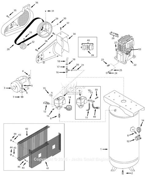 diagram craftsman air compressor  wiring  diagram mydiagramonline