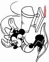 Coloring Minnie Mouse Pages Gymnastics Gymnast Disney Disneyclips Funstuff sketch template
