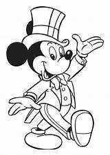 Mickey Magician sketch template