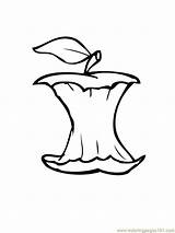 Apple Core Coloring Pages Colouring Apples Printable Color Clipart Drawing Jablka Print Omalovanky Library Popular Omalovánky Evanweppler Coloringhome Visit Cz sketch template