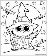 Witch Scarlet Coloring Pages Getdrawings sketch template