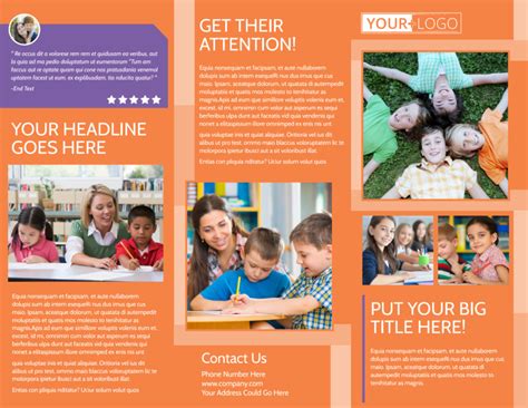 child learning center brochure template mycreativeshop