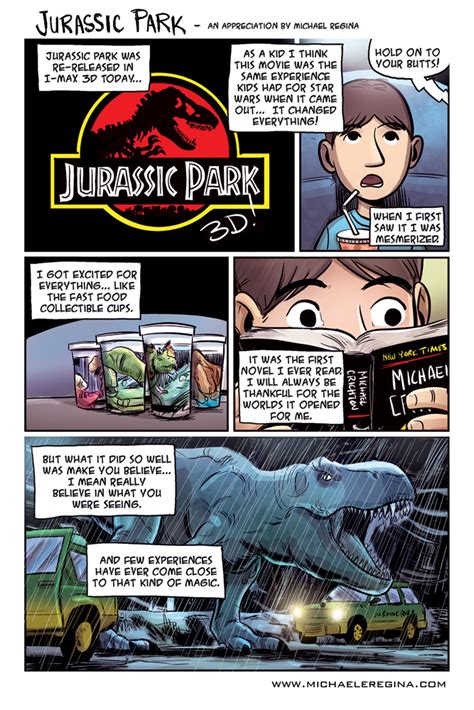 Jurassic Park An Appreciation Comic Blog