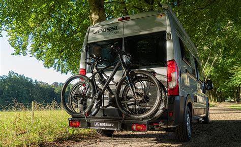 busbiker fietsendrager voor buscampers campingtrend