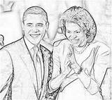 Obama Barack Clapping sketch template