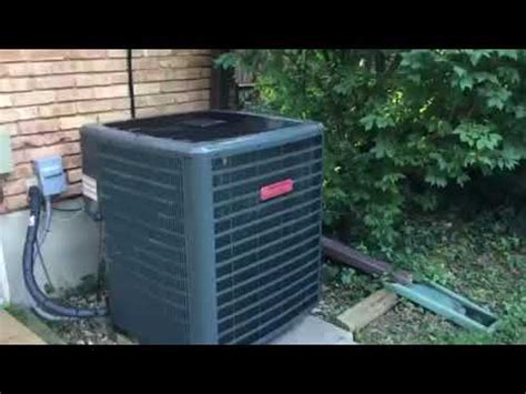 installation  goodman  ton   seer condenser unit youtube