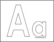 printable alphabet templates