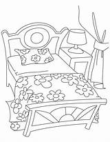 Coloring Bed Pages Bedroom Kids Sheet Colouring Color Printable Bunk Clipart Getcolorings Clip Print Popular Library Coloringhome sketch template