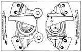 Piston Caliper Alfa Alignment sketch template