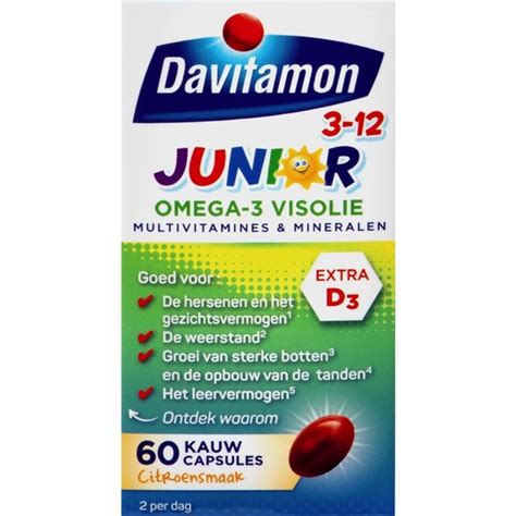 davitamon junior  omega  visolie  capsules