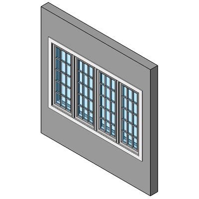building revit family window casement residential