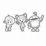 Umizoomi Printable Pages Coloring Getcolorings Team sketch template