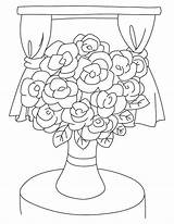 Coloring Vase Flower Pages Flowers Gardenia Jasmine Vases Printable Color Getcolorings Print Kids Ja Library Clipart sketch template