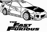 Furious Fast Eclipse Car Coloring Pages Deviantart Dessin Coloriage Voiture Printable Cars Colorier Clipart Furiosos Velozes Carros Skyline Colouring Drawing sketch template
