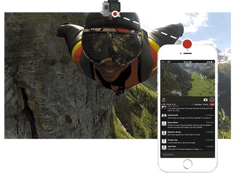 livestreams  iphone app lets  broadcast gopro action   pc engadget