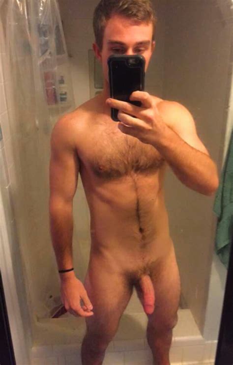 hot and hairy — naked guys selfies