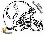 Coloring Helmet Football Pages Popular sketch template