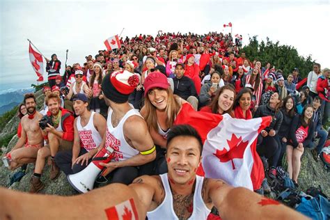 700 People Sing O’canada Atop Mount Seymour On July 1