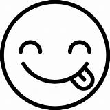 Svg Emoji Tongue Vector Icon Emoticons Feelings Smileys Repo License Size Shareicon Vectors Similar sketch template