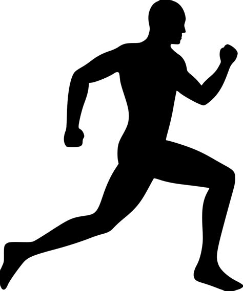 running silhouette png hd image png  png