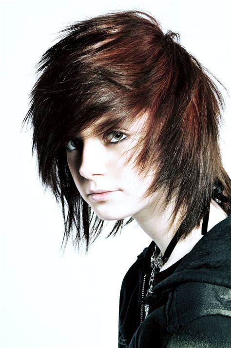 Emo Guy Hair Brown Black End Soooo Cute Emo Hairstyles For Guys Emo