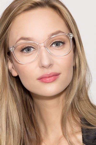 Hepburn Clear White Women Acetate Eyeglasses
