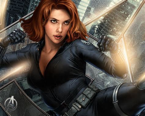 Black Widow The Avengers Movie Art This Image Is