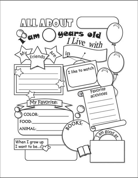 worksheet  kids  pictures  words   front page