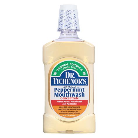 dr tichenors mouthwash concentrate  aid antiseptic peppermint