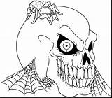 Scary Coloring Pages Ghost Printable Halloween Print Getcolorings Astounding Color sketch template