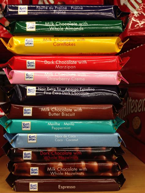 product review ritter sport chocolate tangled   food
