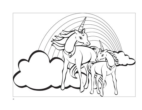 unicorn rainbow coloring pages bubakidscom