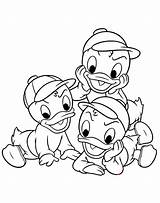 Ducktales Disney Huey Louie Dewey Loui Kleurplaten Webby Designlooter Coloringfolder Nephews sketch template