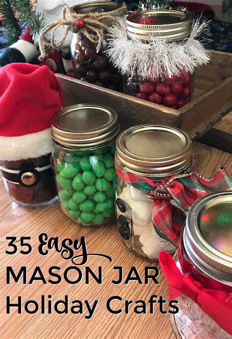 easy mason jar holiday crafts hobbies   budget