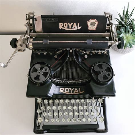 antique royal  typewriter antique royal typewriter  etsy